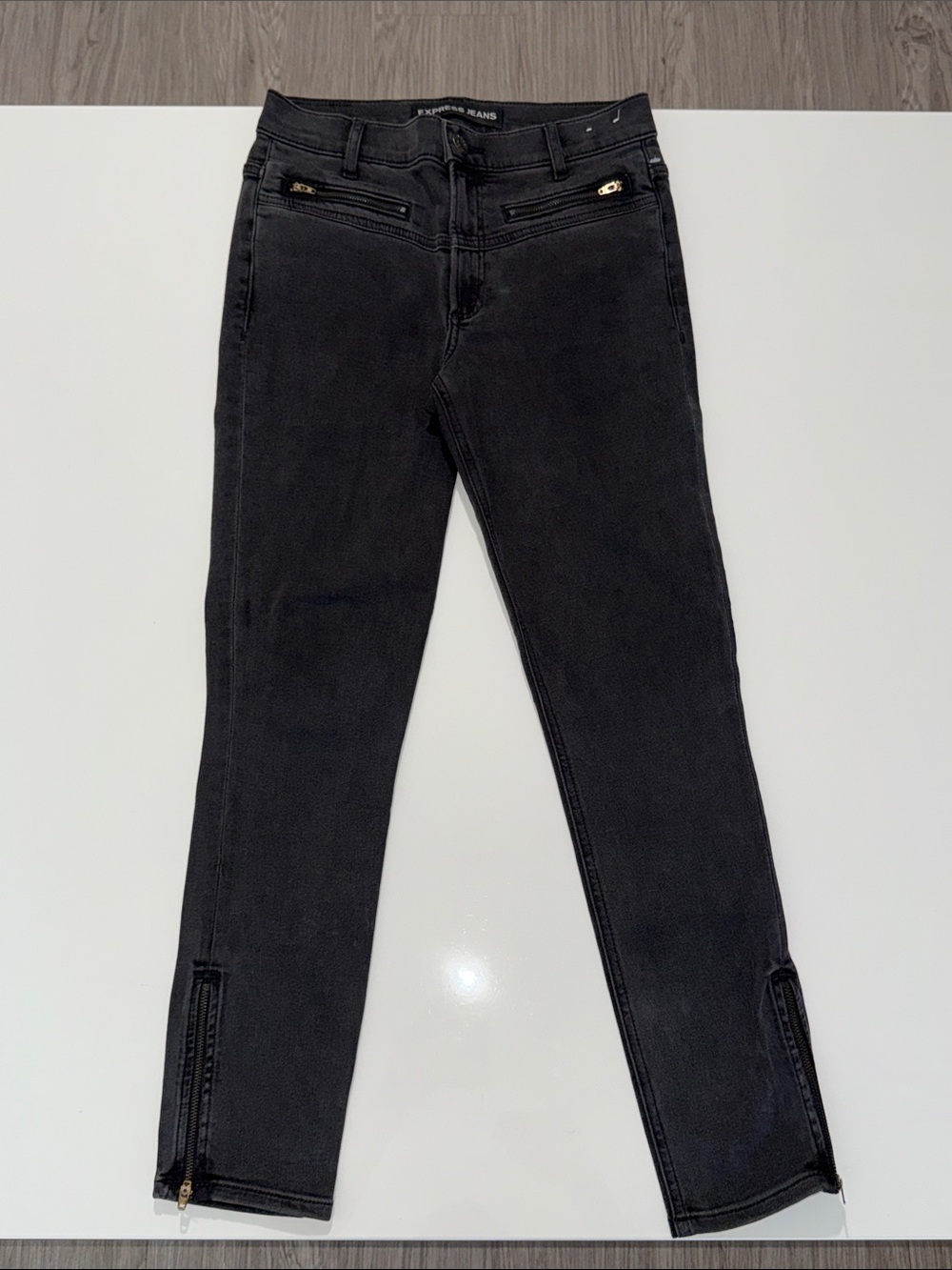 Express Jeans Womens Size 6R Stretch / Ankle Legging /High Rise